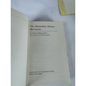 Elizabethan Puritan Movement, Hardcover by‎ Collinson, Patrick, Rare, Vintage